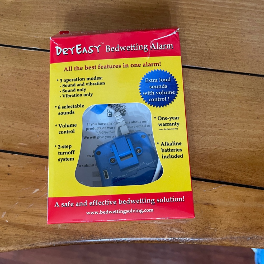 Bed wetting alarm